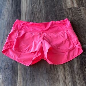 Lululemon pink shorts